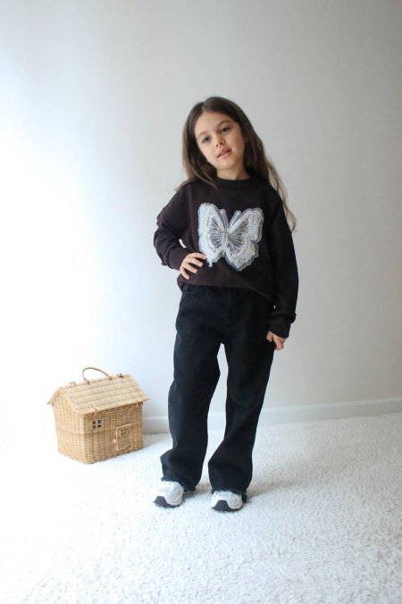 طقم بناتي فراشة